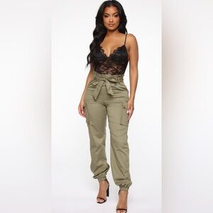 Fashion Nova Cargo Jumpsuit